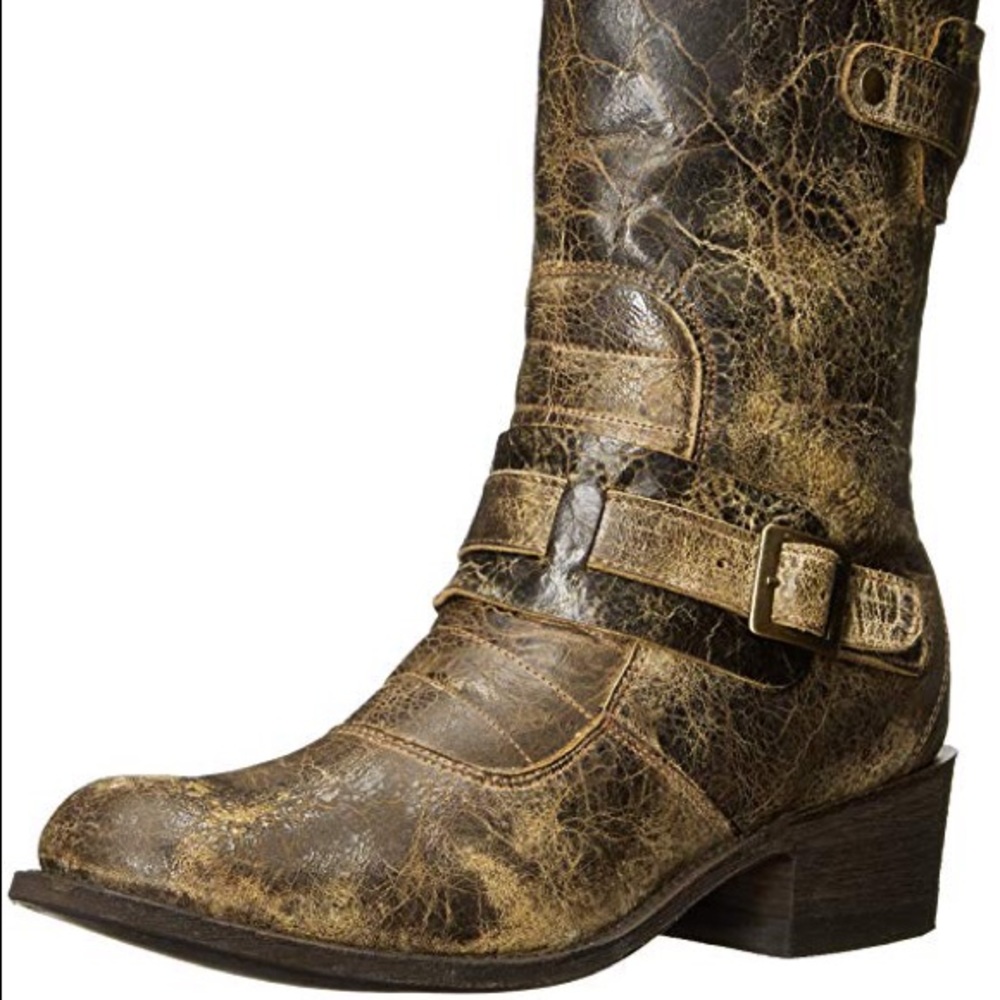 Fabulous Distressed Leather Boots👢Never worn! - Picture 7 of 8